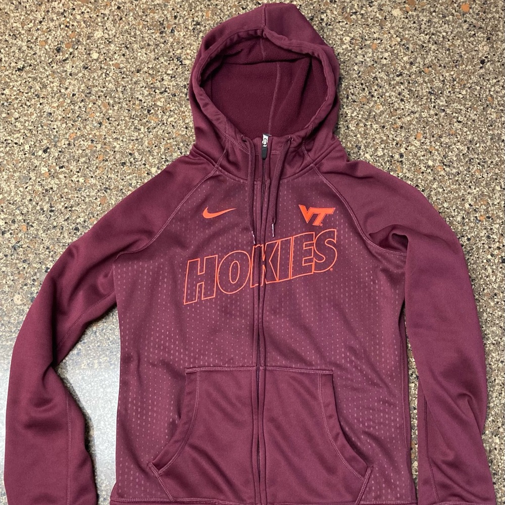 Nike Virginia Tech VT zip hoodie/jacket small